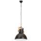 vidaXL Hängelampe Industriestil 25 W Schwarz Rund 40 cm E27 vidaXL Hängelampe Industriestil 25 W Schwarz Rund 40 cm E27