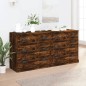 vidaXL Sideboards 2 Stk. Räuchereiche Holzwerkstoff vidaXL Sideboards 2 Stk. Räuchereiche Holzwerkstoff