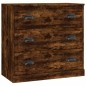 vidaXL Sideboards 2 Stk. Räuchereiche Holzwerkstoff vidaXL Sideboards 2 Stk. Räuchereiche Holzwerkstoff