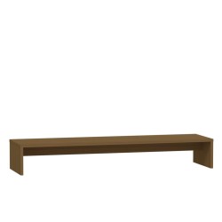 vidaXL Monitorständer Honigbraun 100x27x15 cm Massivholz Kiefer