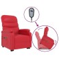 vidaXL Massagesessel mit Aufstehhilfe Rot Kunstleder vidaXL Massagesessel mit Aufstehhilfe Rot Kunstleder