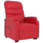 vidaXL Massagesessel mit Aufstehhilfe Rot Kunstleder vidaXL Massagesessel mit Aufstehhilfe Rot Kunstleder