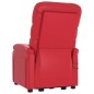 vidaXL Massagesessel mit Aufstehhilfe Rot Kunstleder vidaXL Massagesessel mit Aufstehhilfe Rot Kunstleder