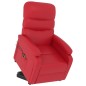 vidaXL Massagesessel mit Aufstehhilfe Rot Kunstleder vidaXL Massagesessel mit Aufstehhilfe Rot Kunstleder