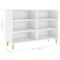 vidaXL Sideboard Weiß 103,5x35x70 cm Holzwerkstoff vidaXL Sideboard Weiß 103,5x35x70 cm Holzwerkstoff