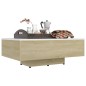 vidaXL Couchtisch Weiß Sonoma-Eiche 85x55x31 cm Holzwerkstoff vidaXL Couchtisch Weiß Sonoma-Eiche 85x55x31 cm Holzwerkstoff