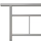 vidaXL Bettgestell Grau Metall 120x200 cm vidaXL Bettgestell Grau Metall 120x200 cm