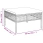 vidaXL 7-tlg. Garten-Lounge-Set mit Kissen Grau Poly Rattan vidaXL 7-tlg. Garten-Lounge-Set mit Kissen Grau Poly Rattan