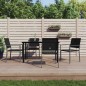 vidaXL 5-tlg. Garten-Essgruppe Poly Rattan und Stahl vidaXL 5-tlg. Garten-Essgruppe Poly Rattan und Stahl