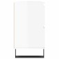 vidaXL Badschrank Hochglanz-Weiß 80x33x60 cm Holzwerkstoff vidaXL Badschrank Hochglanz-Weiß 80x33x60 cm Holzwerkstoff