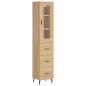 vidaXL Highboard Sonoma-Eiche 34,5x34x180 cm Holzwerkstoff vidaXL Highboard Sonoma-Eiche 34,5x34x180 cm Holzwerkstoff