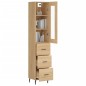 vidaXL Highboard Sonoma-Eiche 34,5x34x180 cm Holzwerkstoff vidaXL Highboard Sonoma-Eiche 34,5x34x180 cm Holzwerkstoff