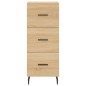 vidaXL Highboard Sonoma-Eiche 34,5x34x180 cm Holzwerkstoff vidaXL Highboard Sonoma-Eiche 34,5x34x180 cm Holzwerkstoff