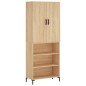 Highboard Sonoma-Eiche 69,5x34x180 cm Holzwerkstoff Highboard Sonoma-Eiche 69,5x34x180 cm Holzwerkstoff