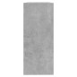 vidaXL Bücherregal/Raumteiler Betongrau 100x30x72 cm vidaXL Bücherregal/Raumteiler Betongrau 100x30x72 cm
