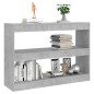 vidaXL Bücherregal/Raumteiler Betongrau 100x30x72 cm vidaXL Bücherregal/Raumteiler Betongrau 100x30x72 cm