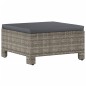 vidaXL 9-tlg. Garten-Lounge-Set mit Kissen Grau Poly Rattan vidaXL 9-tlg. Garten-Lounge-Set mit Kissen Grau Poly Rattan