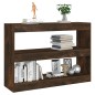 vidaXL Bücherregal/Raumteiler Räuchereiche 100x30x72 cm vidaXL Bücherregal/Raumteiler Räuchereiche 100x30x72 cm