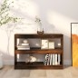 vidaXL Bücherregal/Raumteiler Räuchereiche 100x30x72 cm vidaXL Bücherregal/Raumteiler Räuchereiche 100x30x72 cm
