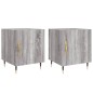 vidaXL Nachttische 2 Stk. Grau Sonoma 40x40x50 cm Holzwerkstoff vidaXL Nachttische 2 Stk. Grau Sonoma 40x40x50 cm Holzwerkstoff
