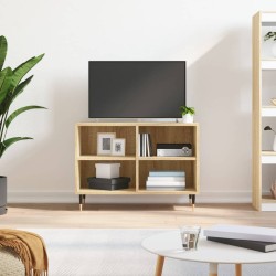vidaXL TV-Schrank Sonoma-Eiche 69,5x30x50 cm Holzwerkstoff