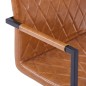 Freischwinger 2 Stk. Cognac Kunstleder Freischwinger 2 Stk. Cognac Kunstleder