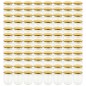 vidaXL Marmeladengläser mit Goldenem Deckel 96 Stk. 230 ml vidaXL Marmeladengläser mit Goldenem Deckel 96 Stk. 230 ml