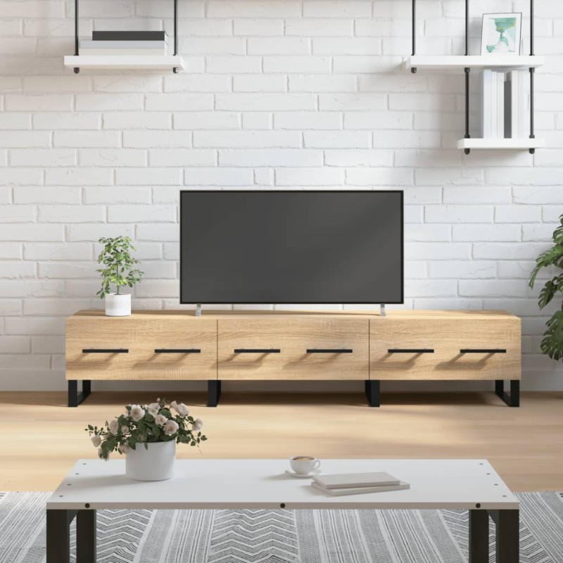 vidaXL TV-Schrank Sonoma-Eiche 150x36x30 cm Holzwerkstoff vidaXL TV-Schrank Sonoma-Eiche 150x36x30 cm Holzwerkstoff