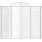 vidaXL Gabionen mit Hochbogen 6 Stk. 200x30x160/180cm Verzinktes Eisen vidaXL Gabionen mit Hochbogen 6 Stk. 200x30x160/180cm Verzinktes Eisen