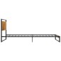 vidaXL Bettgestell Metall 100x200 cm vidaXL Bettgestell Metall 100x200 cm