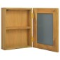 vidaXL Spiegelschrank 30x10x40 cm Massivholz Teak vidaXL Spiegelschrank 30x10x40 cm Massivholz Teak