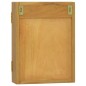 vidaXL Spiegelschrank 30x10x40 cm Massivholz Teak vidaXL Spiegelschrank 30x10x40 cm Massivholz Teak