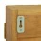 vidaXL Spiegelschrank 30x10x40 cm Massivholz Teak vidaXL Spiegelschrank 30x10x40 cm Massivholz Teak