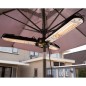 Sunred Sonnenschirm-Heizstrahler 2000 W Halogen Schwarz Silbern PH10 Sunred Sonnenschirm-Heizstrahler 2000 W Halogen Schwarz Silbern PH10