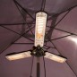 Sunred Sonnenschirm-Heizstrahler 2000 W Halogen Schwarz Silbern PH10 Sunred Sonnenschirm-Heizstrahler 2000 W Halogen Schwarz Silbern PH10