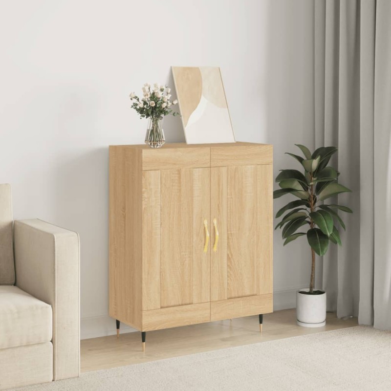 vidaXL Sideboard Sonoma-Eiche 69,5x34x90 cm Holzwerkstoff vidaXL Sideboard Sonoma-Eiche 69,5x34x90 cm Holzwerkstoff