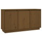 vidaXL Sideboard Honigbraun 111x34x60 cm Massivholz Kiefer vidaXL Sideboard Honigbraun 111x34x60 cm Massivholz Kiefer