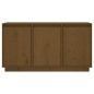 vidaXL Sideboard Honigbraun 111x34x60 cm Massivholz Kiefer vidaXL Sideboard Honigbraun 111x34x60 cm Massivholz Kiefer