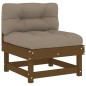 vidaXL 4-tlg. Garten-Lounge-Set mit Kissen Honigbraun Massivholz vidaXL 4-tlg. Garten-Lounge-Set mit Kissen Honigbraun Massivholz