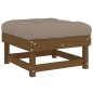 vidaXL 4-tlg. Garten-Lounge-Set mit Kissen Honigbraun Massivholz vidaXL 4-tlg. Garten-Lounge-Set mit Kissen Honigbraun Massivholz
