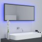 vidaXL LED-Badspiegel Grau 100x8,5x37 cm Acryl vidaXL LED-Badspiegel Grau 100x8,5x37 cm Acryl