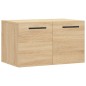 vidaXL Wandschrank Sonoma-Eiche 60x36,5x35 cm Holzwerkstoff vidaXL Wandschrank Sonoma-Eiche 60x36,5x35 cm Holzwerkstoff