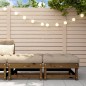 vidaXL Gartenhocker mit Kissen 2 Stk. Honigbraun Massivholz Kiefer vidaXL Gartenhocker mit Kissen 2 Stk. Honigbraun Massivholz Kiefer