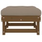 vidaXL Gartenhocker mit Kissen 2 Stk. Honigbraun Massivholz Kiefer vidaXL Gartenhocker mit Kissen 2 Stk. Honigbraun Massivholz Kiefer
