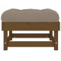vidaXL Gartenhocker mit Kissen 2 Stk. Honigbraun Massivholz Kiefer vidaXL Gartenhocker mit Kissen 2 Stk. Honigbraun Massivholz Kiefer