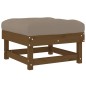vidaXL Gartenhocker mit Kissen 2 Stk. Honigbraun Massivholz Kiefer vidaXL Gartenhocker mit Kissen 2 Stk. Honigbraun Massivholz Kiefer