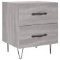 vidaXL Nachttische 2 Stk. Grau Sonoma 40x35x47,5 cm Holzwerkstoff vidaXL Nachttische 2 Stk. Grau Sonoma 40x35x47,5 cm Holzwerkstoff