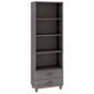 vidaXL Highboard HAMAR Hellgrau 60x35x180 cm Massivholz Kiefer vidaXL Highboard HAMAR Hellgrau 60x35x180 cm Massivholz Kiefer