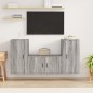 vidaXL 3-tlg. TV-Schrank-Set Grau Sonoma Holzwerkstoff vidaXL 3-tlg. TV-Schrank-Set Grau Sonoma Holzwerkstoff