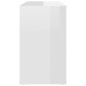 vidaXL Beistelltisch Hochglanz-Weiß 60x30x50 cm Holzwerkstoff vidaXL Beistelltisch Hochglanz-Weiß 60x30x50 cm Holzwerkstoff